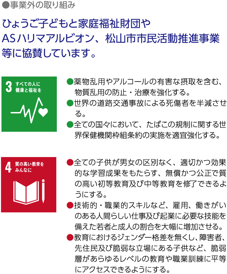 事業外の取り組み